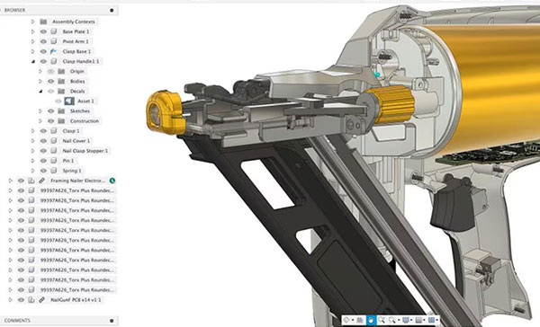 fusion360の画面